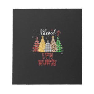 Nurse Gift Blessed LPN Nurse Notepad
