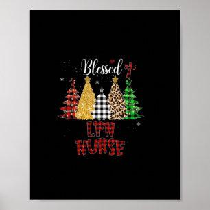 Nurse Gift   Blessed LPN Nurse Poster