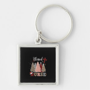 Nurse Gift Blessed Nurse Key Ring