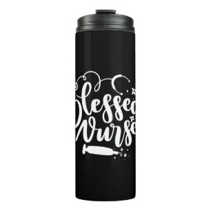Nurse Gift Blessed Nurse Thermal Tumbler