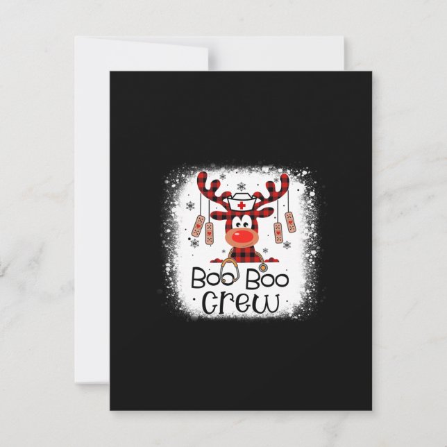 Nurse Gift Boo Boo Crew Card (Front)