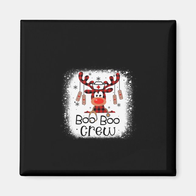 Nurse Gift Boo Boo Crew Magnet (Front)