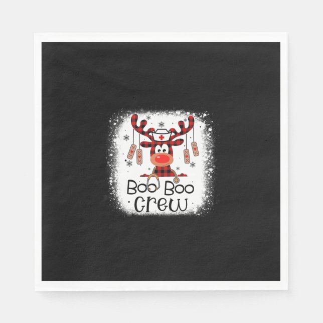 Nurse Gift | Boo Boo Crew Napkin (Front)