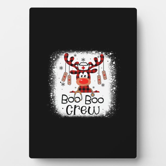Nurse Gift Boo Boo Crew Plaque (Front)