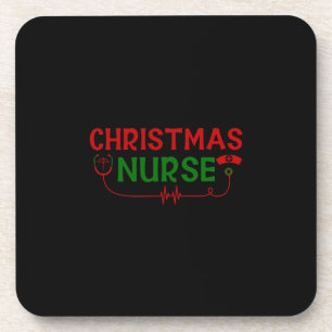 Nurse Gift Christmas Nurse Coaster
