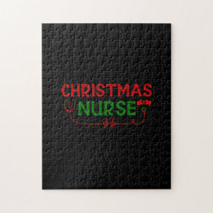Nurse Gift   Christmas Nurse Jigsaw Puzzle