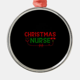 Nurse Gift   Christmas Nurse Metal Tree Decoration