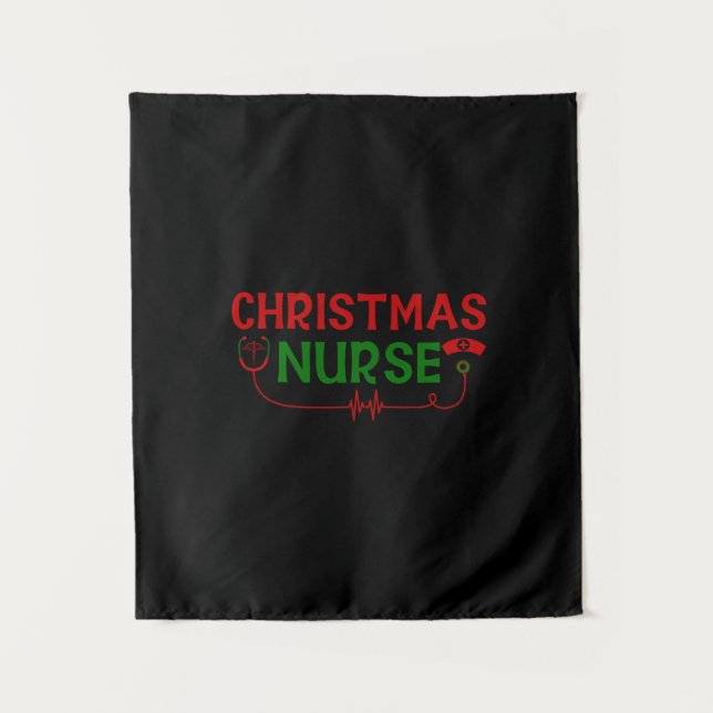 Nurse Gift | Christmas Nurse Tapestry (Front)