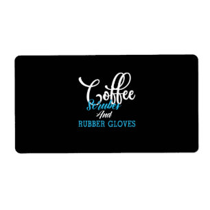 Nurse Gift Coffee Scrubes And Rubber Gloves