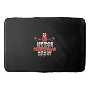 Nurse Gift Er Nurse Christmas Crew Bath Mat
