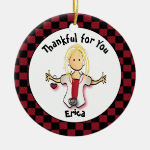 Nurse Gift - Funny Gift for Nurse Ceramic Tree Decoration