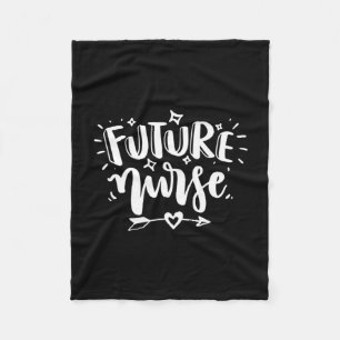 Nurse Gift   Future Nurse Fleece Blanket