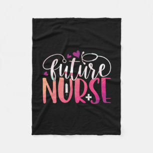 Nurse Gift Future Nurse Fleece Blanket