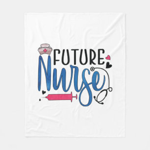 Nurse Gift   Future Nurse Fleece Blanket