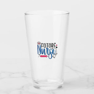 Nurse Gift Future Nurse Glass