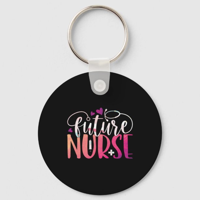 Nurse Gift | Future Nurse Key Ring (Front)