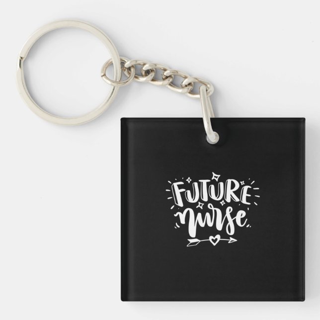Nurse Gift | Future Nurse Key Ring (Front)