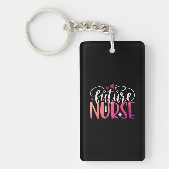 Nurse Gift | Future Nurse Key Ring (Front)