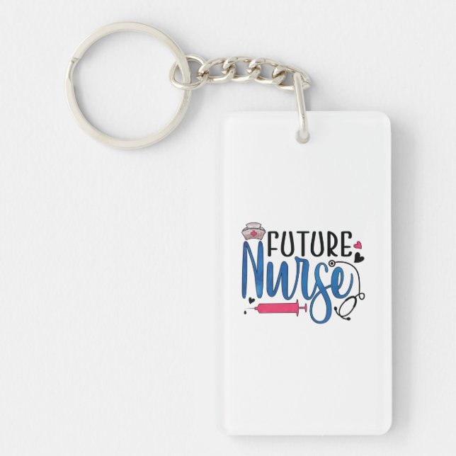 Nurse Gift | Future Nurse Key Ring (Front)