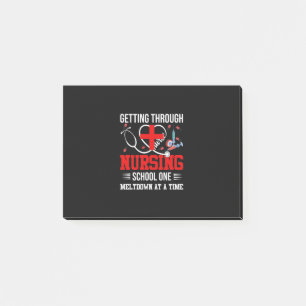 Nurse Gift Getting Through Nursing School One Post-it Notes