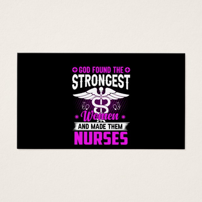 Nurse Gift God Found The Strongest (Front)