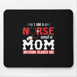 Nurse Gift I Am A Nurse And A Mum Mouse Mat