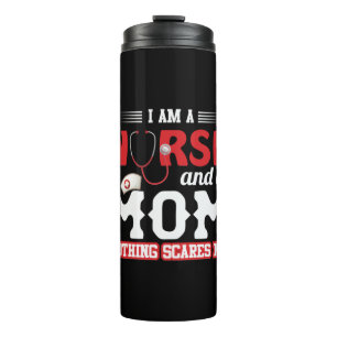 Nurse Gift I Am A Nurse And A Mum Thermal Tumbler