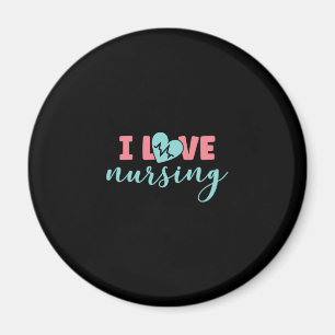 Nurse Gift I Love Nursing Magnet