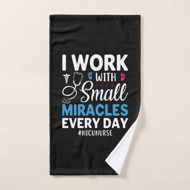 Nurse Gift | I Work With Small Hand Towel (Hand Towel)