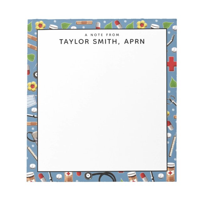 Nurse Gift Idea Notepad (Front)