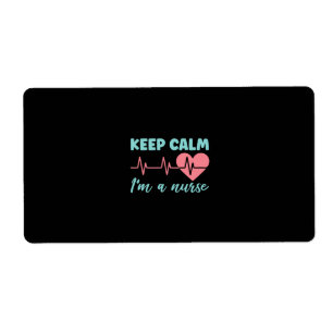 Nurse Gift Keep Calm I Am A Nurse