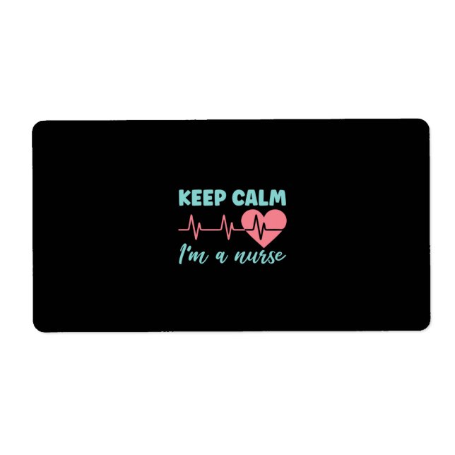 Nurse Gift | Keep Calm I Am A Nurse (Front)