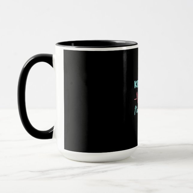 Nurse Gift | Keep Calm I Am A Nurse Mug (Left)
