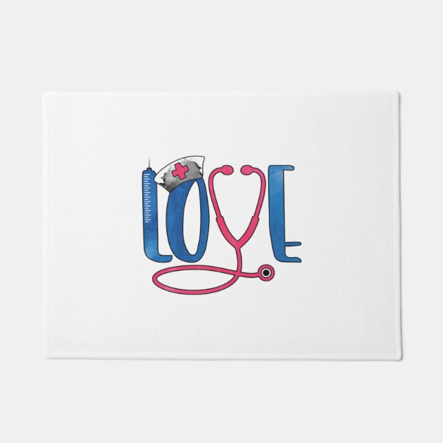 Nurse Gift Love Doormat (Front)