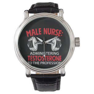 Nurse Gift Male Nurse Administrering Watch