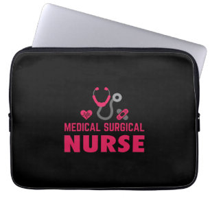 Nurse Gift Medical Surgical Nurse Laptop Sleeve