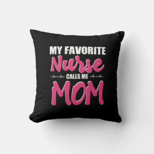 Nurse Gift   My Favourite Nurse Call Me Mum Cushion
