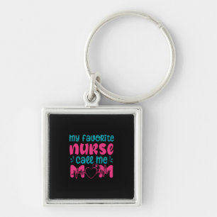 Nurse Gift My Favourite Nurse Care Me Mum Key Ring