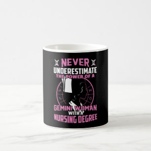 Nurse Gift Never Underestimate The Power Coffee Mug