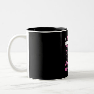 Nurse Gift   Never Underestimate The Power Two-Tone Coffee Mug