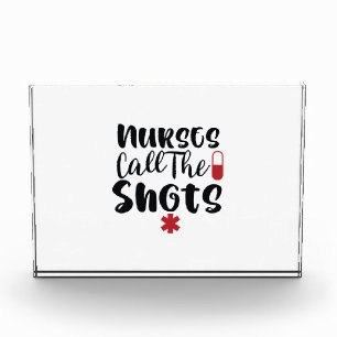 Nurse Gift Nurse Call The Shots Photo Block