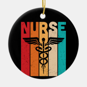 Nurse Gift Nurse Ceramic Tree Decoration