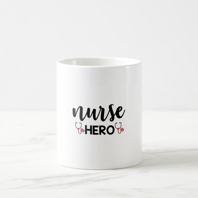 Nurse Gift Nurse Hero Coffee Mug (Center)