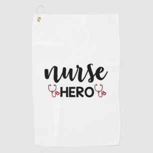 Nurse Gift Nurse Hero Golf Towel