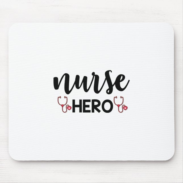 Nurse Gift Nurse Hero Mouse Mat (Front)