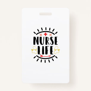Nurse Gift Nurse Life ID Badge
