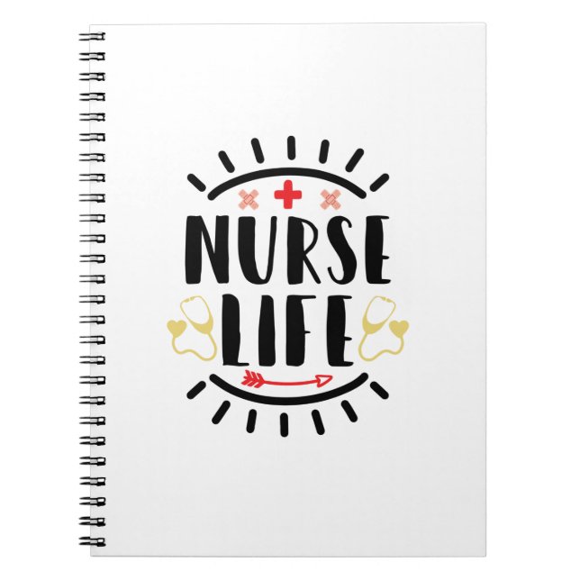 Nurse Gift Nurse Life Notebook (Front)