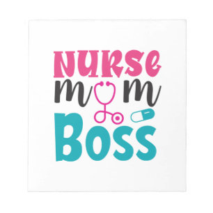 Nurse Gift Nurse Mom Boss Notepad