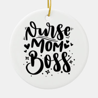 Nurse Gift Nurse Mum Boss Ceramic Tree Decoration