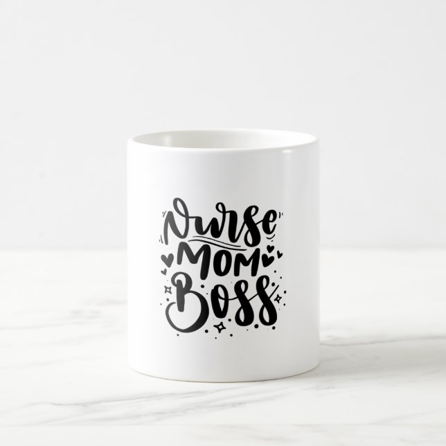 Nurse Gift Nurse Mum Boss Coffee Mug (Center)